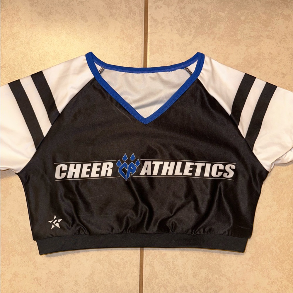 Rebel Athletics, Cheer Athletics Jersey Practice Wear Top, Size Large
